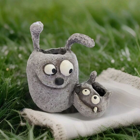 Georgetown Other - Best Buds Monster Mini Blob Desktop Planter GO 21212 Miniature Fairy Garden Cute